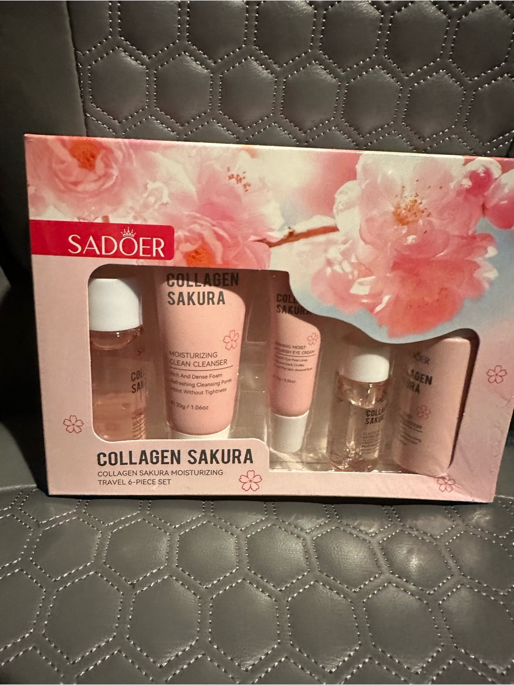 Sadoer Collagen Sakura Moisturizing Set - Pink